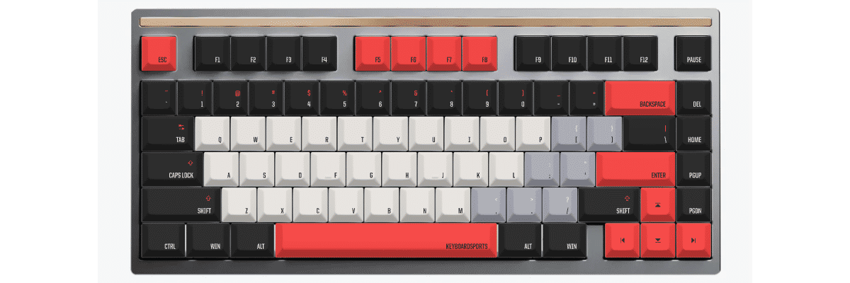 KEYBOARDSPORTS Mode Sonnet custom keycaps