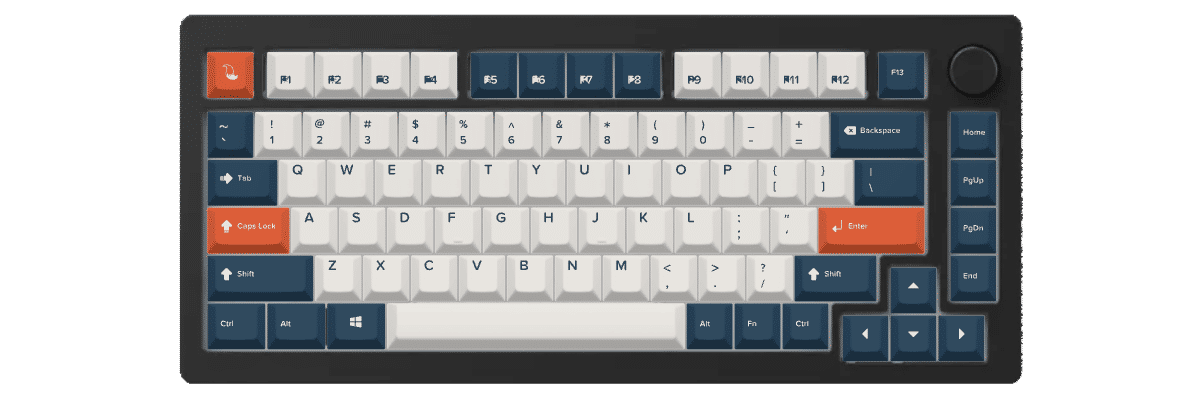 Bluefire Fox Tales Monsgeek M1 custom keycaps