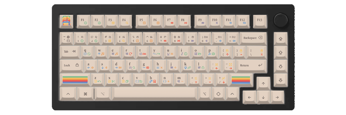 KAM 1977 Monsgeek M1 custom keycaps