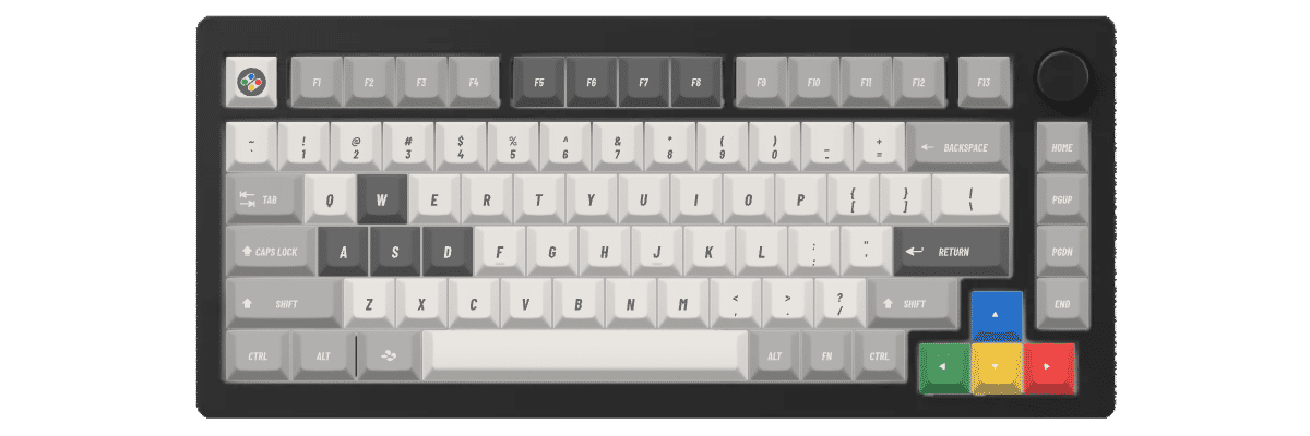 SNES (International) Monsgeek M1 custom keycaps