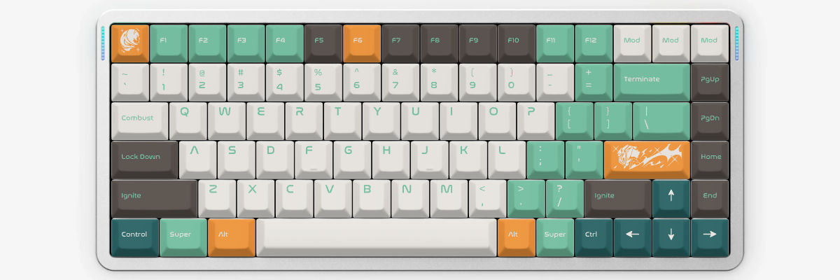 Firefly NuPhy Air75 V3 custom keycaps