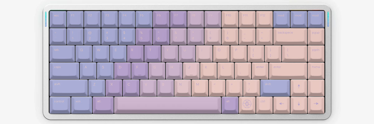 Hour of Dawn NuPhy Air75 V3 custom keycaps