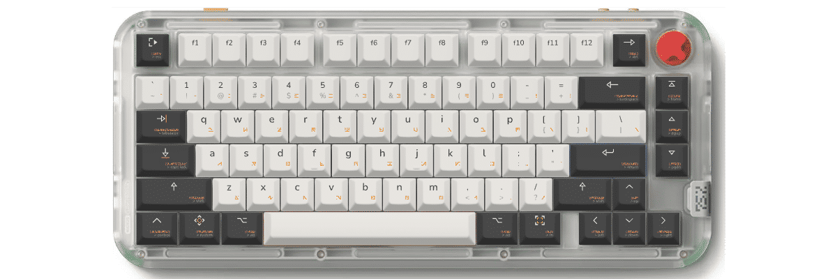 proxima rūnō Nuphy Kick75 custom keycaps