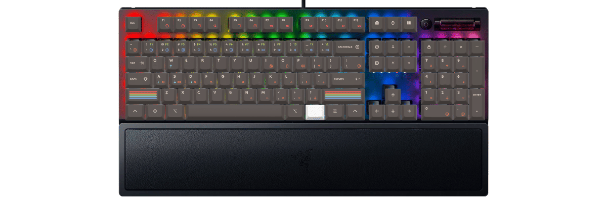 Epoch Dark Razer BlackWidow V3 custom keycaps