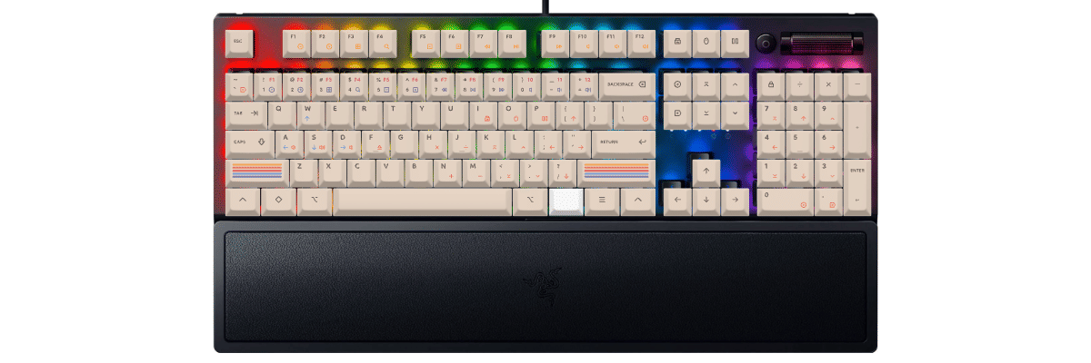 Epoch Light Razer BlackWidow V3 custom keycaps