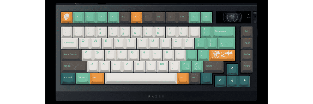 Firefly Razer BlackWidow V4 75% custom keycaps