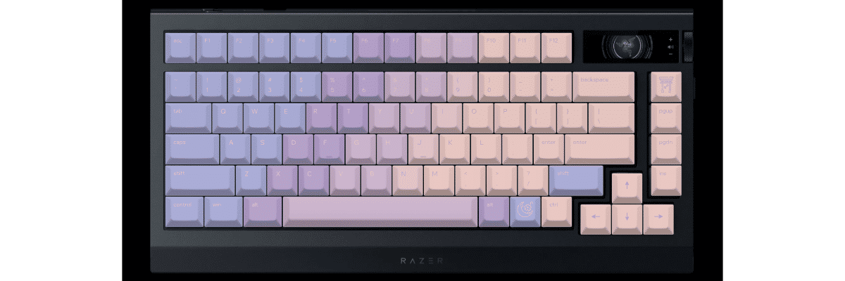 Hour of Dawn Razer BlackWidow V4 75% custom keycaps