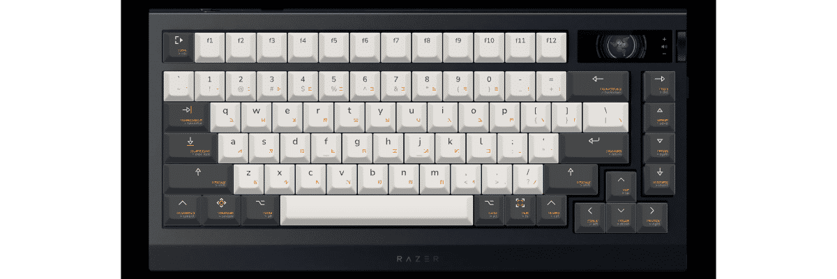 proxima rūnō Razer BlackWidow V4 75% custom keycaps