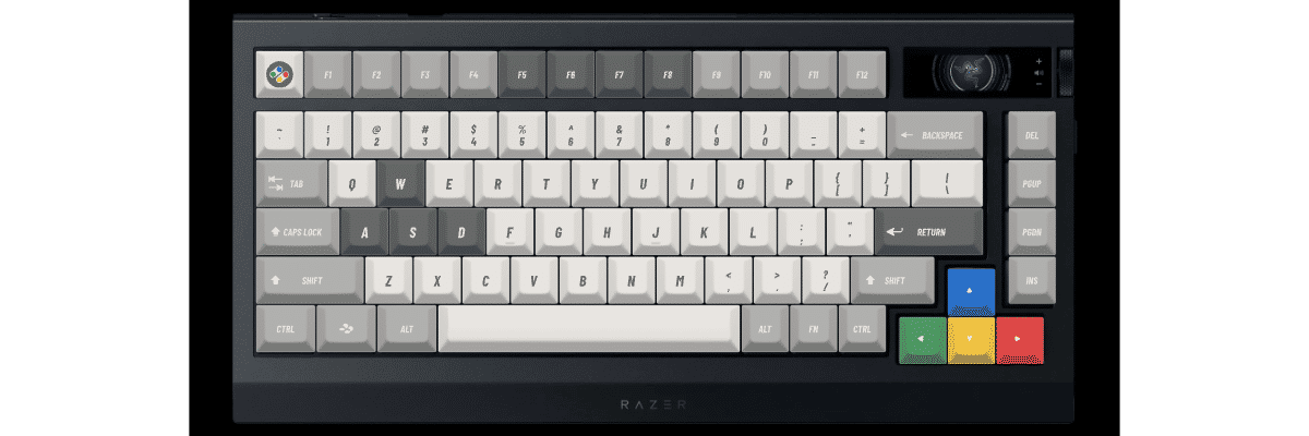 SNES (International) Razer BlackWidow V4 75% custom keycaps