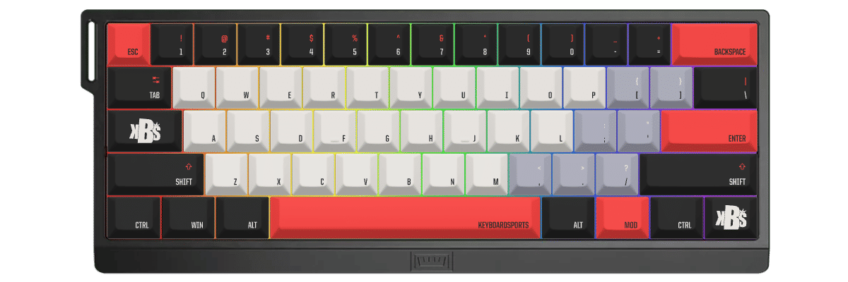 KEYBOARDSPORTS Wooting 60HE+ custom keycaps