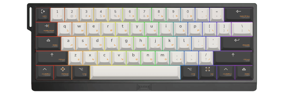 proxima rūnō Wooting 60HE+ custom keycaps