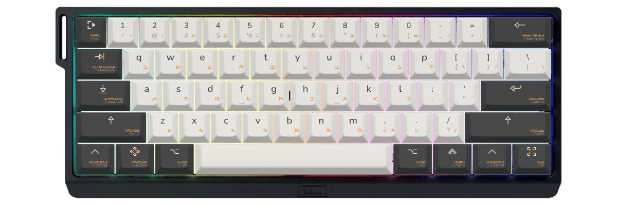 proxima rūnō Wooting 60HE v2 custom keycaps