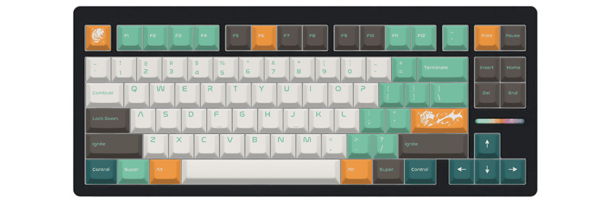 Firefly Wooting 80HE custom keycaps