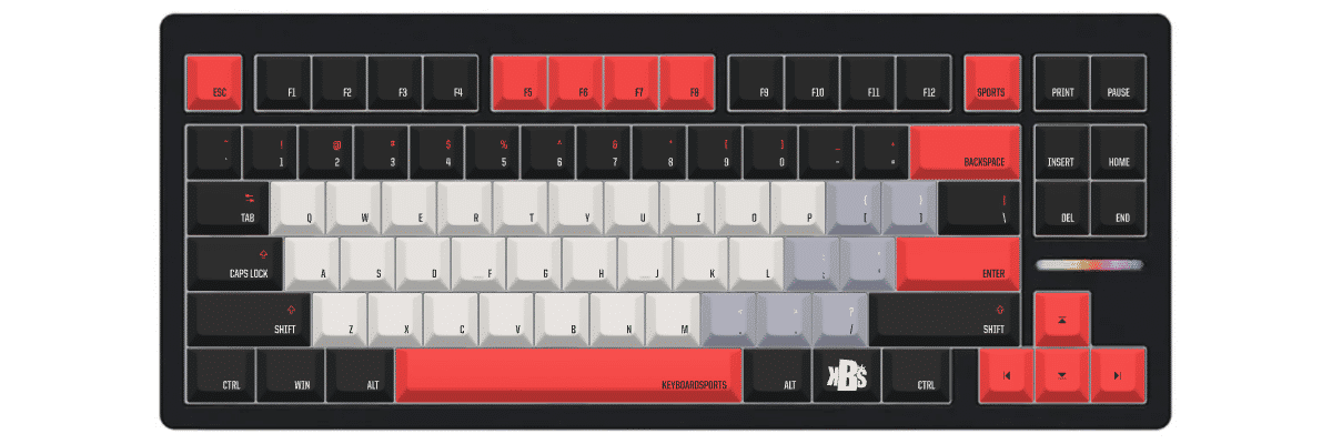 KEYBOARDSPORTS Wooting 80HE custom keycaps