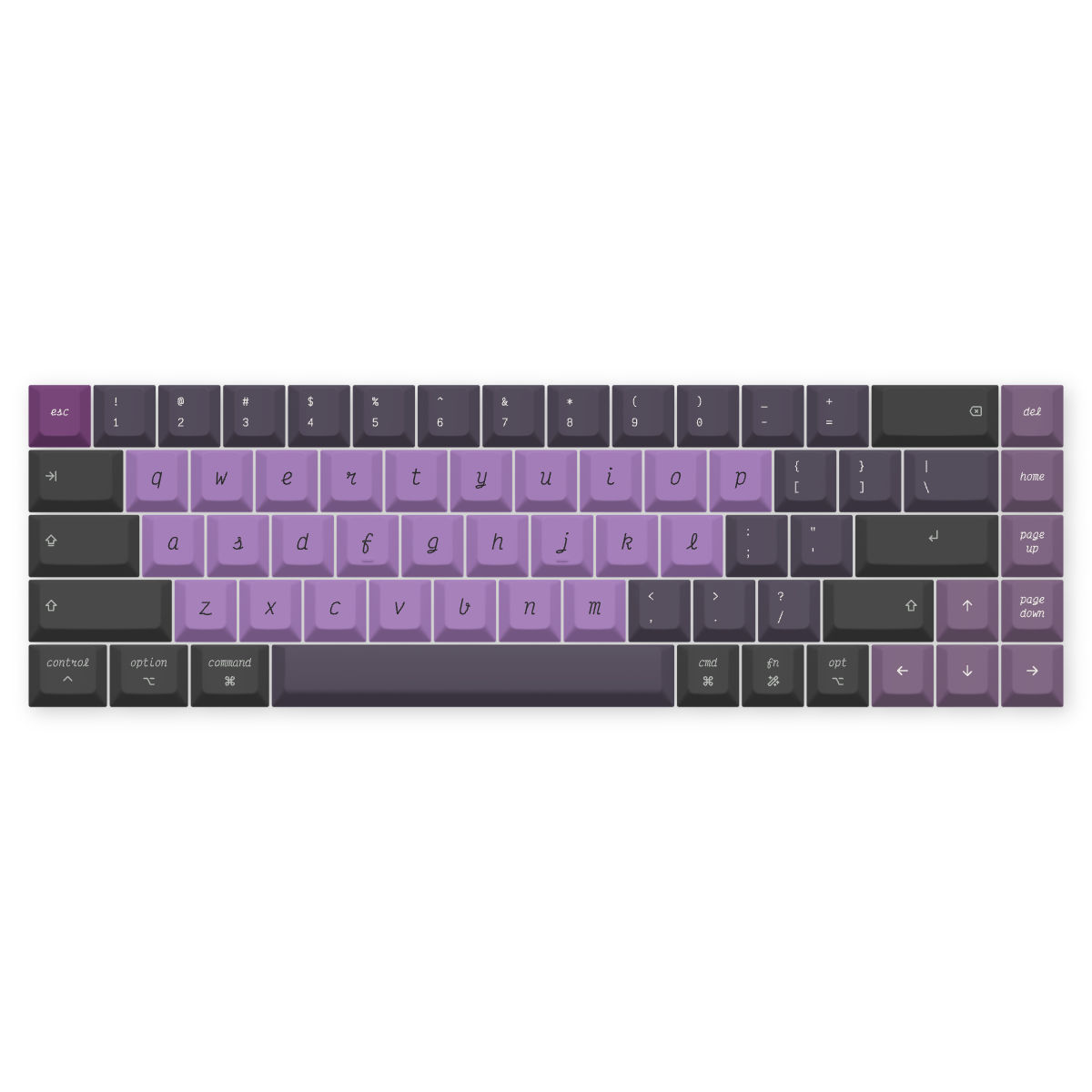 Purple Black — Victor Mono Nightshade
