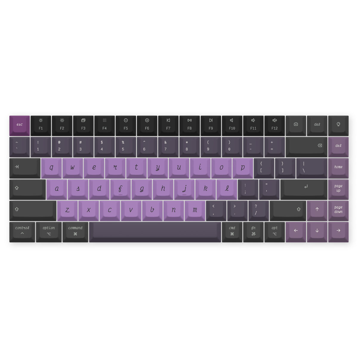 Purple Black — Victor Mono Nightshade