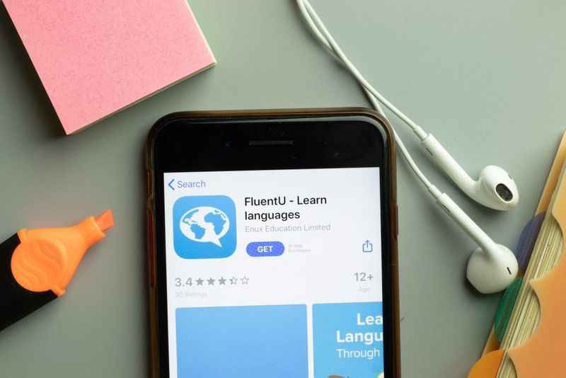 image of FluentU app on iphone