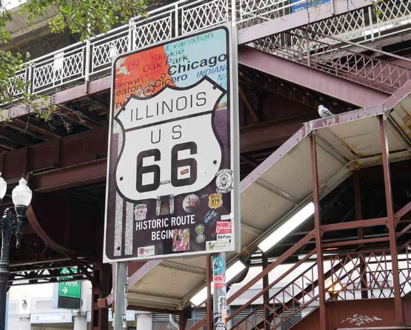 Historic Route 66 Sign