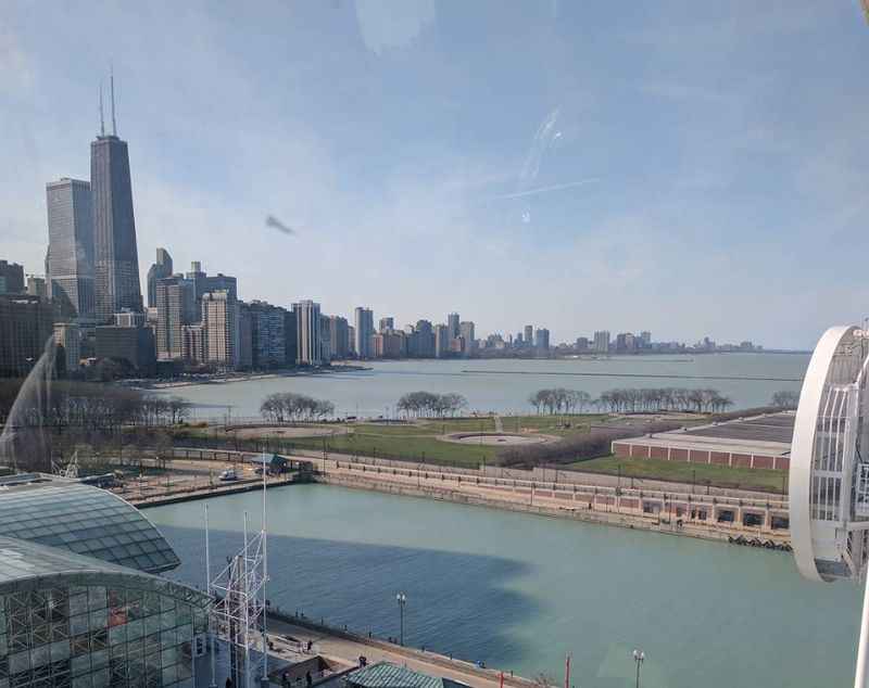 Views from the Centennial Ferris Wheel at Navy Pier