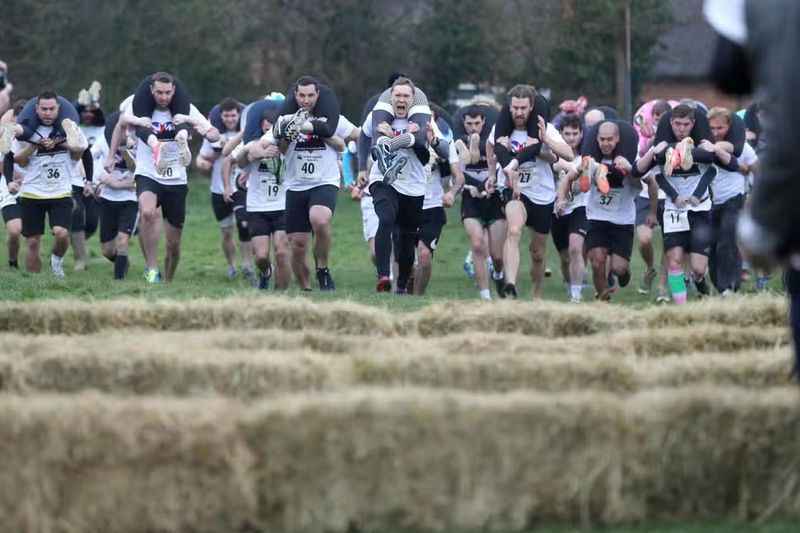 Finland Wife-Carrying Competition