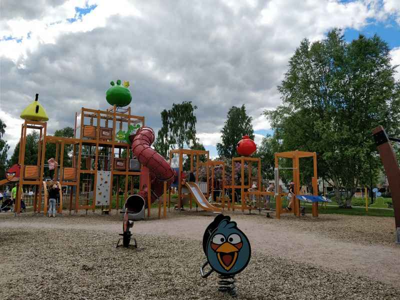 Angry Birds Playground at Rovaniemi, Finland
