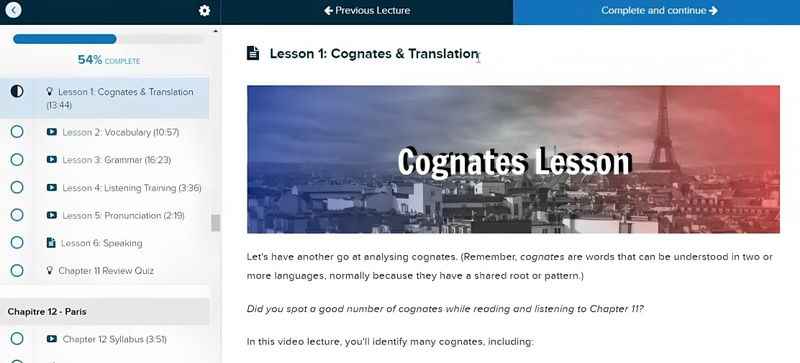 Cognates and Translation