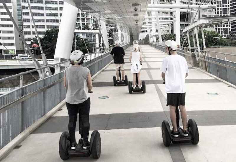 Explore the Brisbane City Business District on a Segway