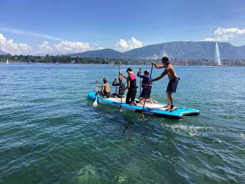 Paddleboard on Lake Geneva