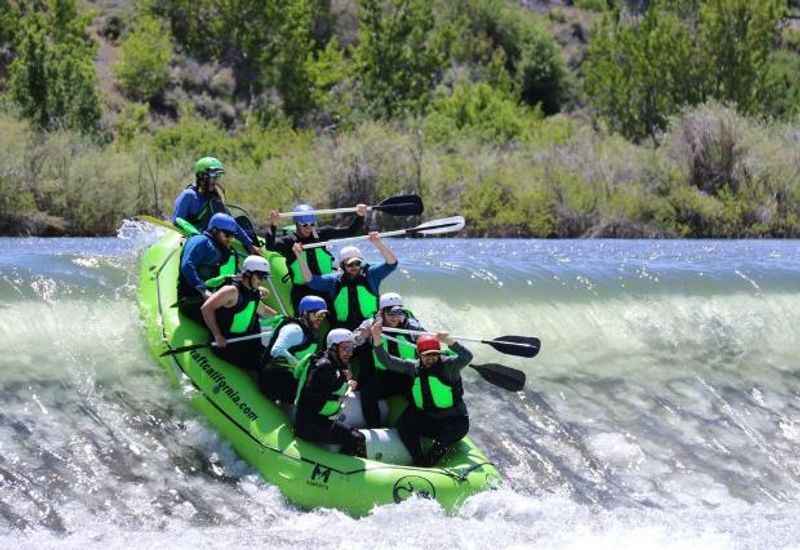 Rafting at the Truckee River