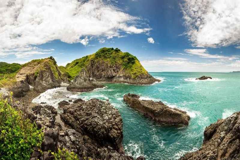 Volcanic Rock Formations at Semeti Beach