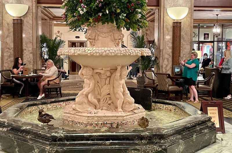 Famous Peabody Ducks at The Peabody Hotel Lobby