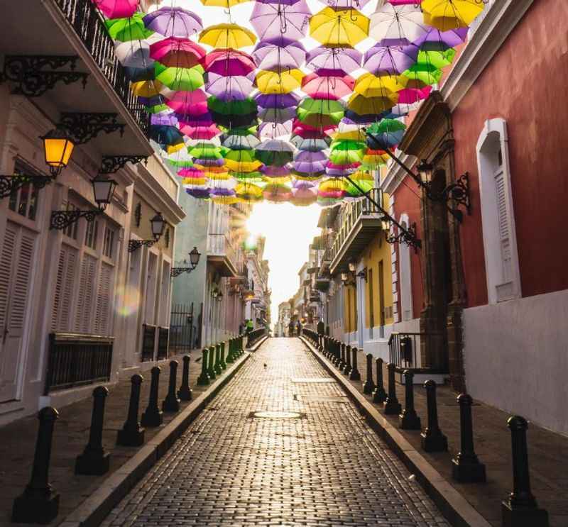 Cobblestone Streets in Old San Juan, Puerto Rico