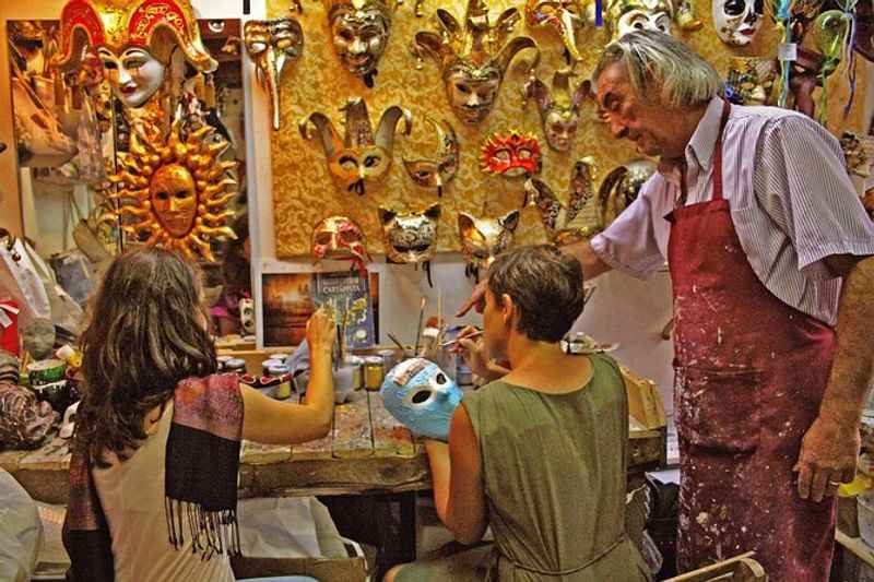 carnival mask-making class