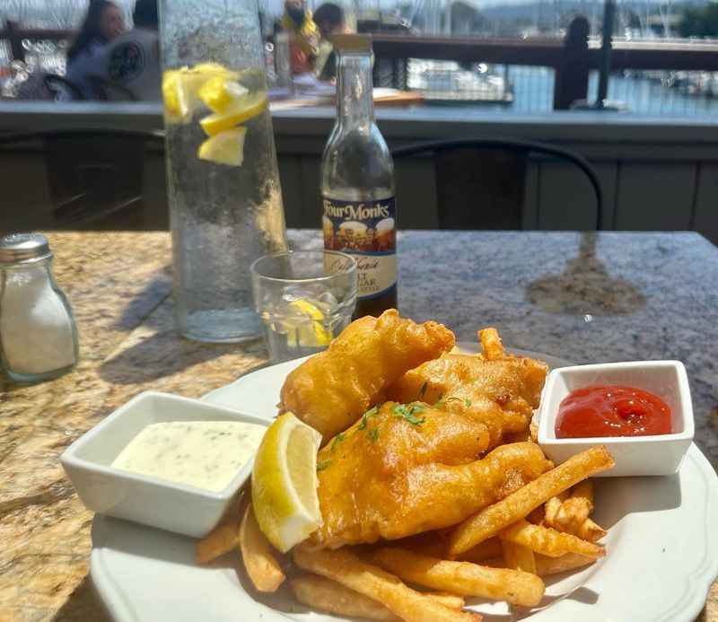 Lunch at Old Fisherman's Wharf