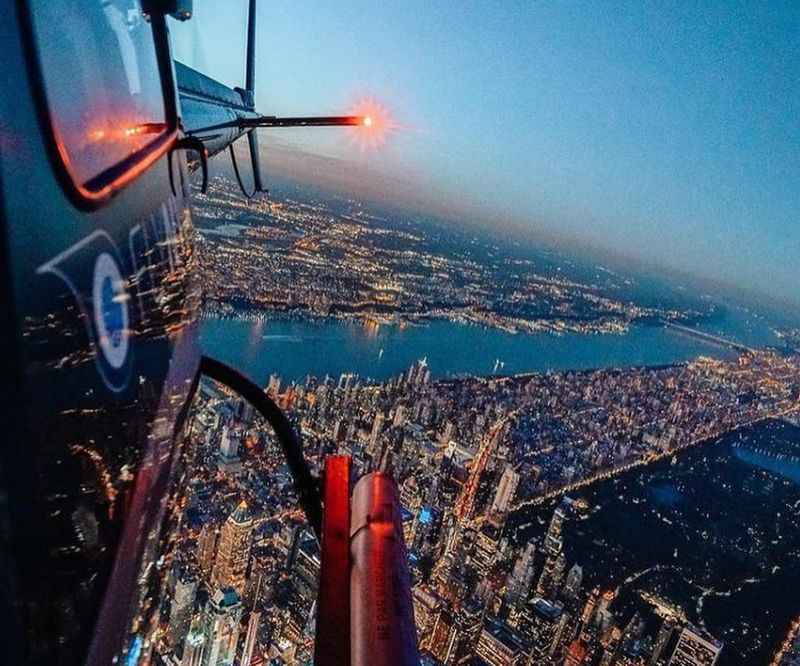 Helicopter Tour of Night New York City