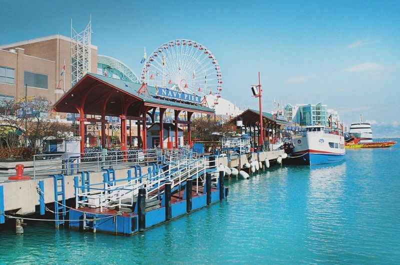 Navy Pier on Lake Michigan