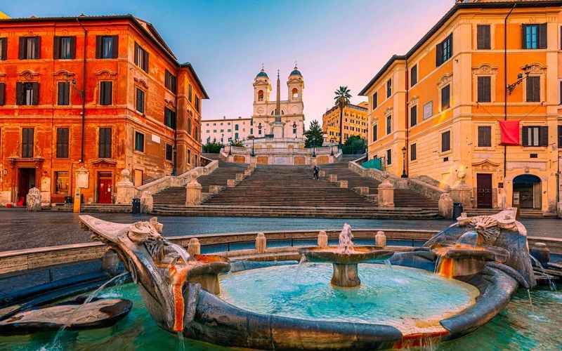 Spanish Steps and Piazza di Spagna