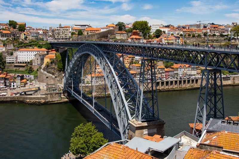 the bridge over the river in portotuguese