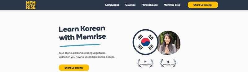 Memrise website screenshot