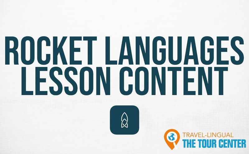 Rocket Languages Lesson Content