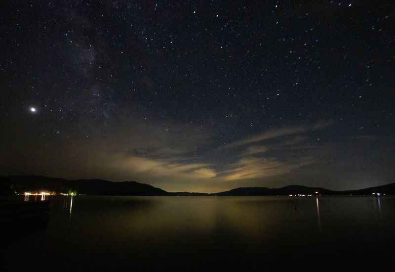Stargazing at Oak Creek Reservoir