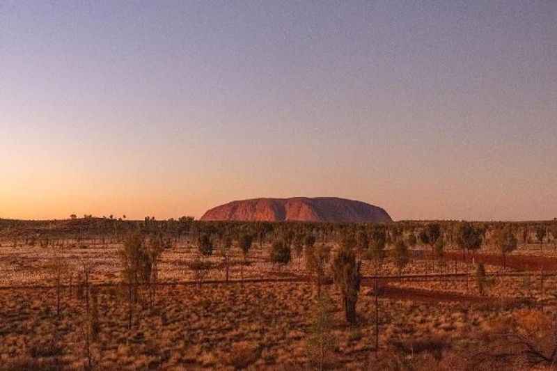 Sunset at Uluru