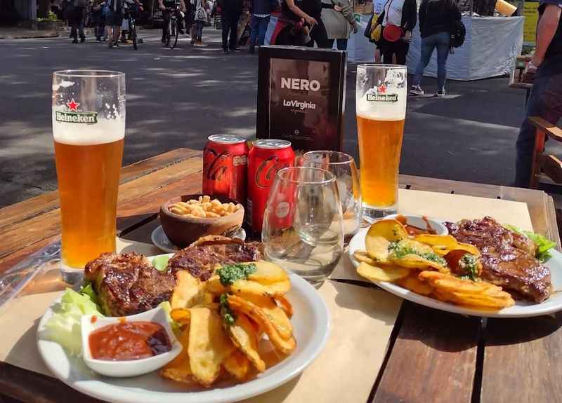 Street Food at Plaza Serrano