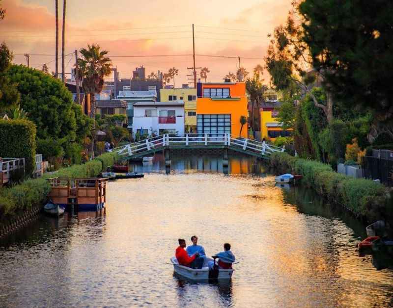 Venice Canals at Venice Beach