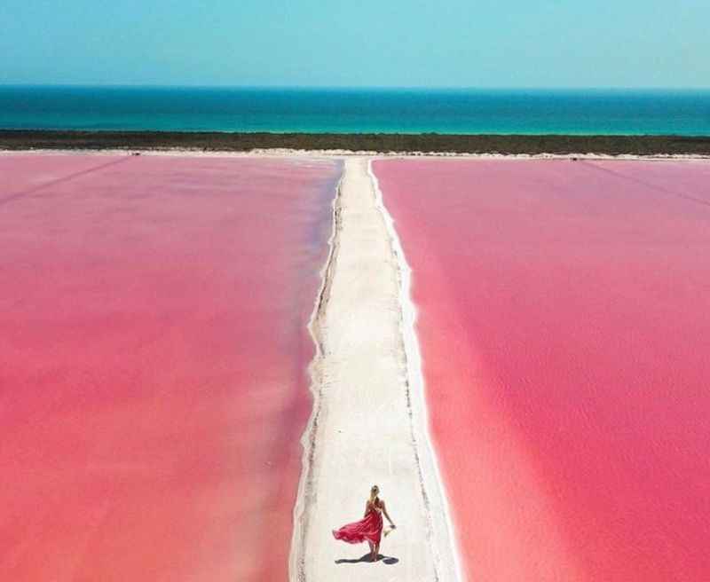 Pink Lakes of Las Coloradas