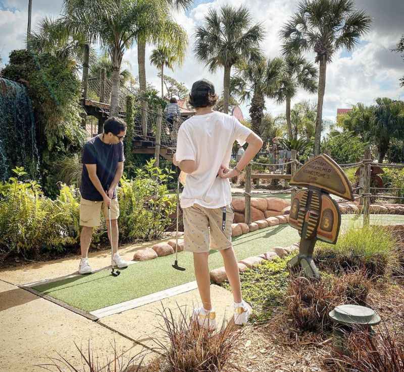 The Putt-putt Mini Golf Course