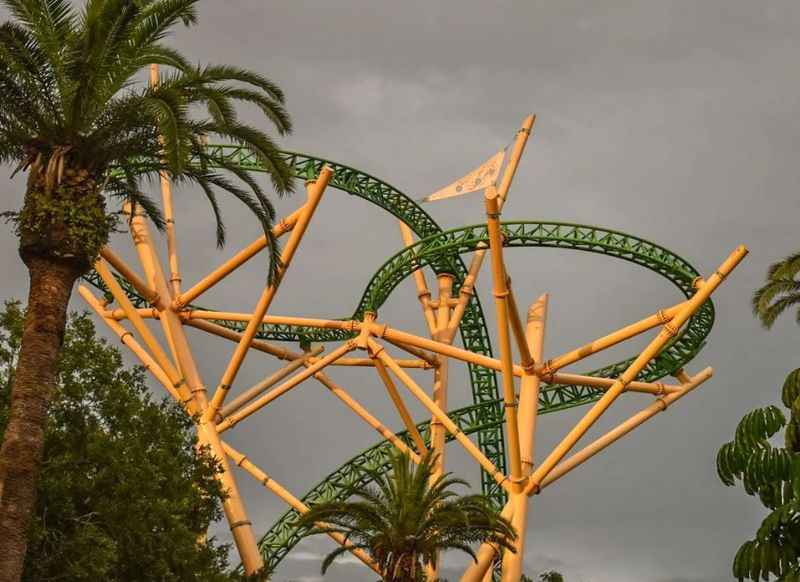 Rollercoaster at Busch Gardens