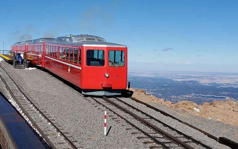 Cog Railway to The Top of Pikes Peak