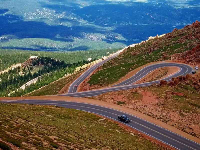 Scenic Drive Along The Pikes Peak Highway