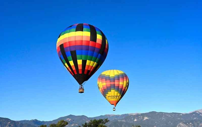 Hot Air Balloon Ride over The City